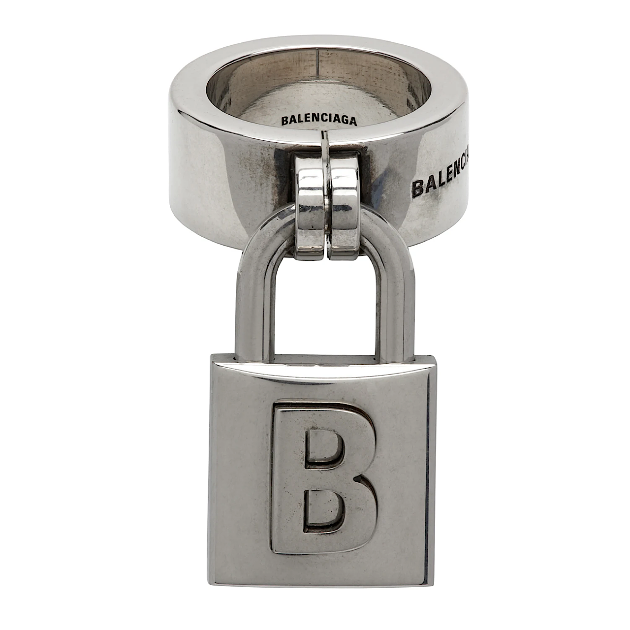 BALENCIAGA シルバー ロック リング | KIZANIO.jewelry