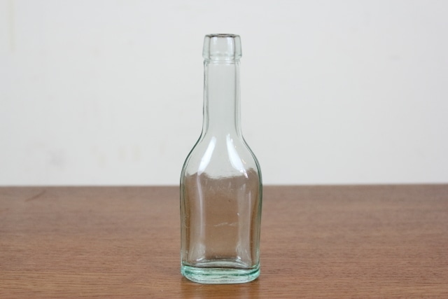 チェコスロバキア　ALPA　オイル　ボトル　アンティーク 　ガラス　薬瓶　花瓶　インテリア