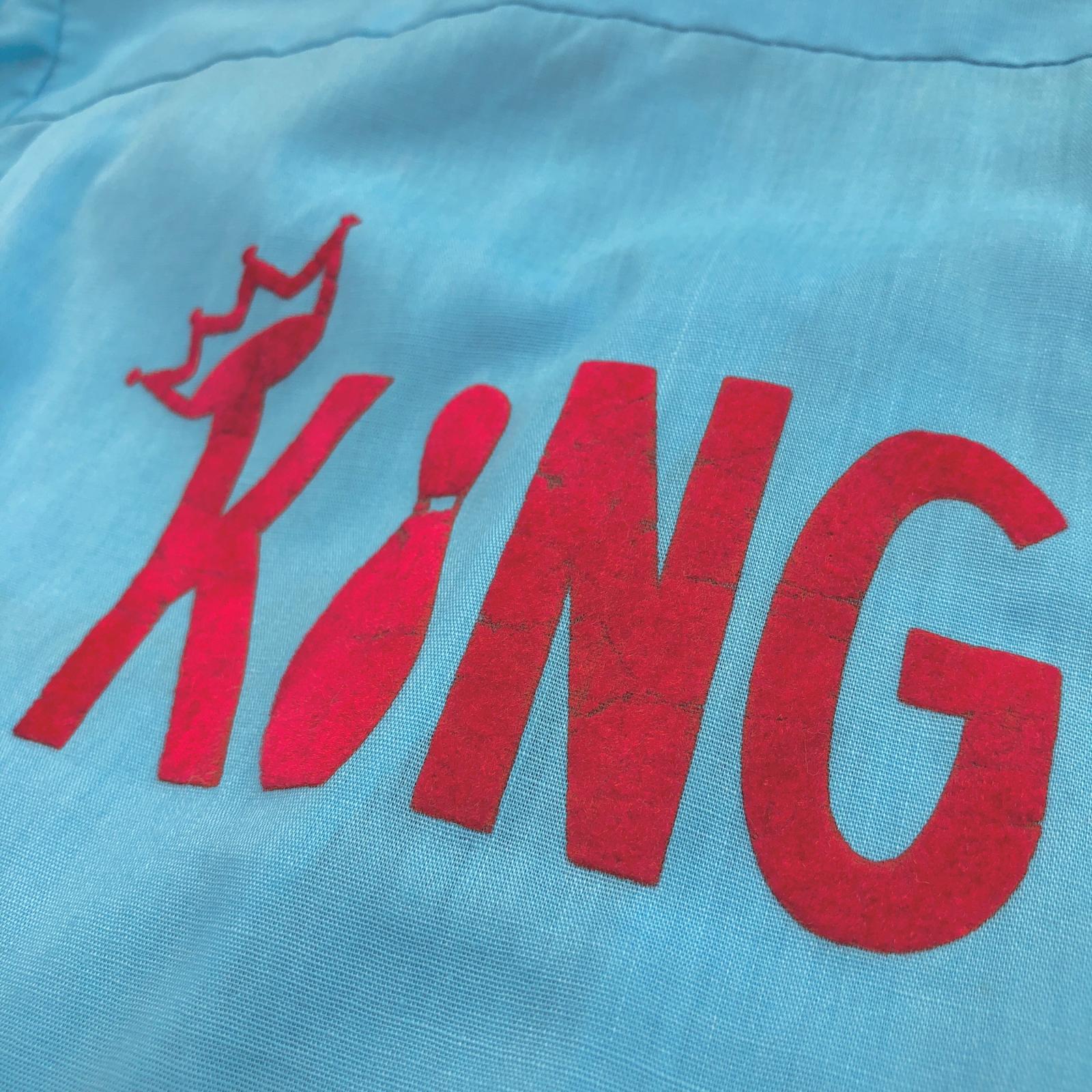 HILTON ヒルトン 60- 70年代 USA製 三角タグ 胸刺繍 バック KING PIN