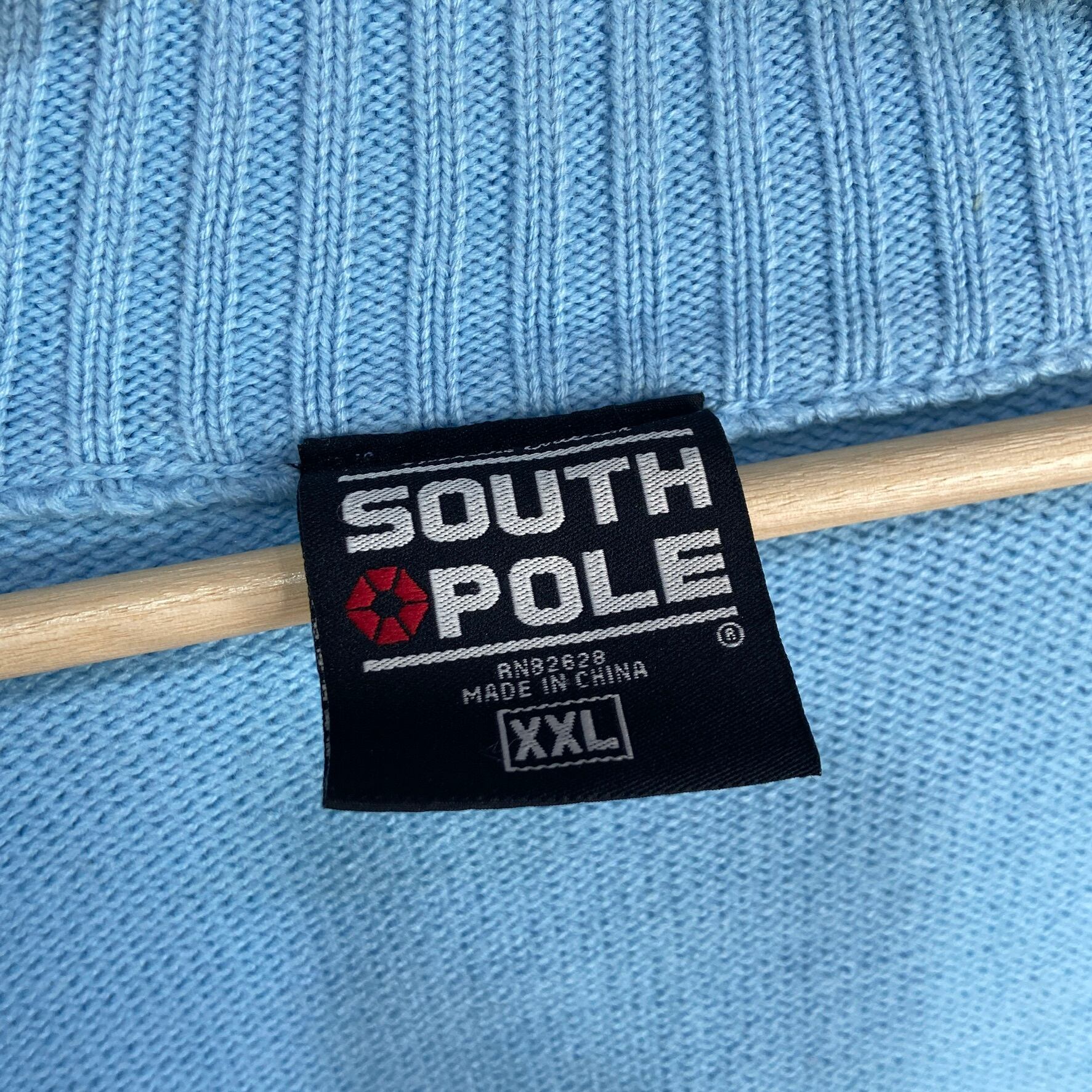 SOUTHPOLE☆ドライバーズニット☆ニットジャケット☆ボーダー☆ブルー系 送料無料』SOUTHPOLE ドライバーズニット ニットジャケット