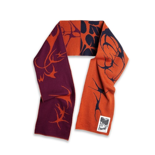 POLAR / EBOU SALIM SCARF | TRAIBAL BURNT ORANGE