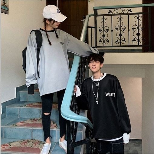 全4色 ユニセックス おそろい ペア トレーナー ゆったり