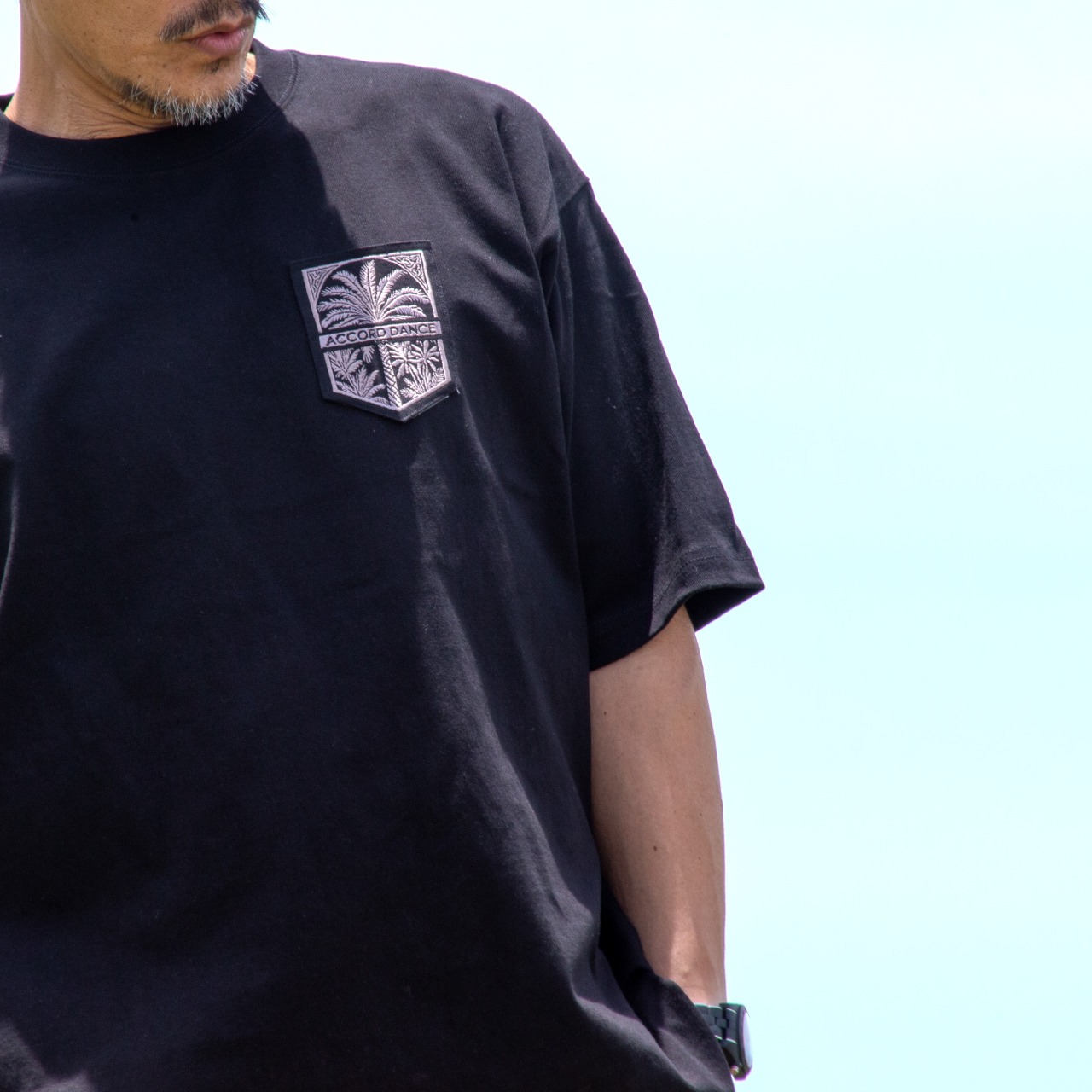 RESORT POCKET TEE/BLACK