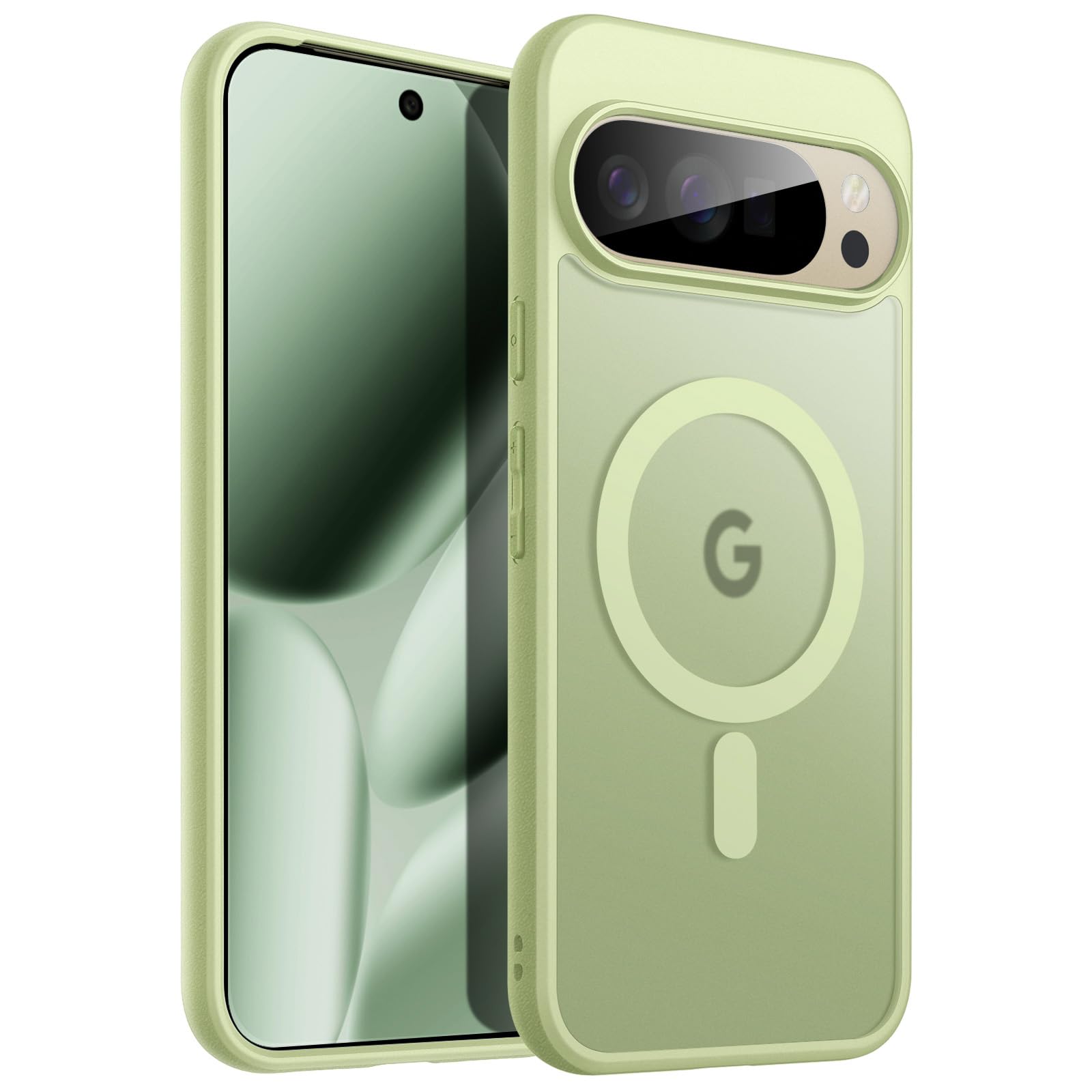 JETech Google Pixel 10/10 Pro用 マグネットケース (ジェイド)