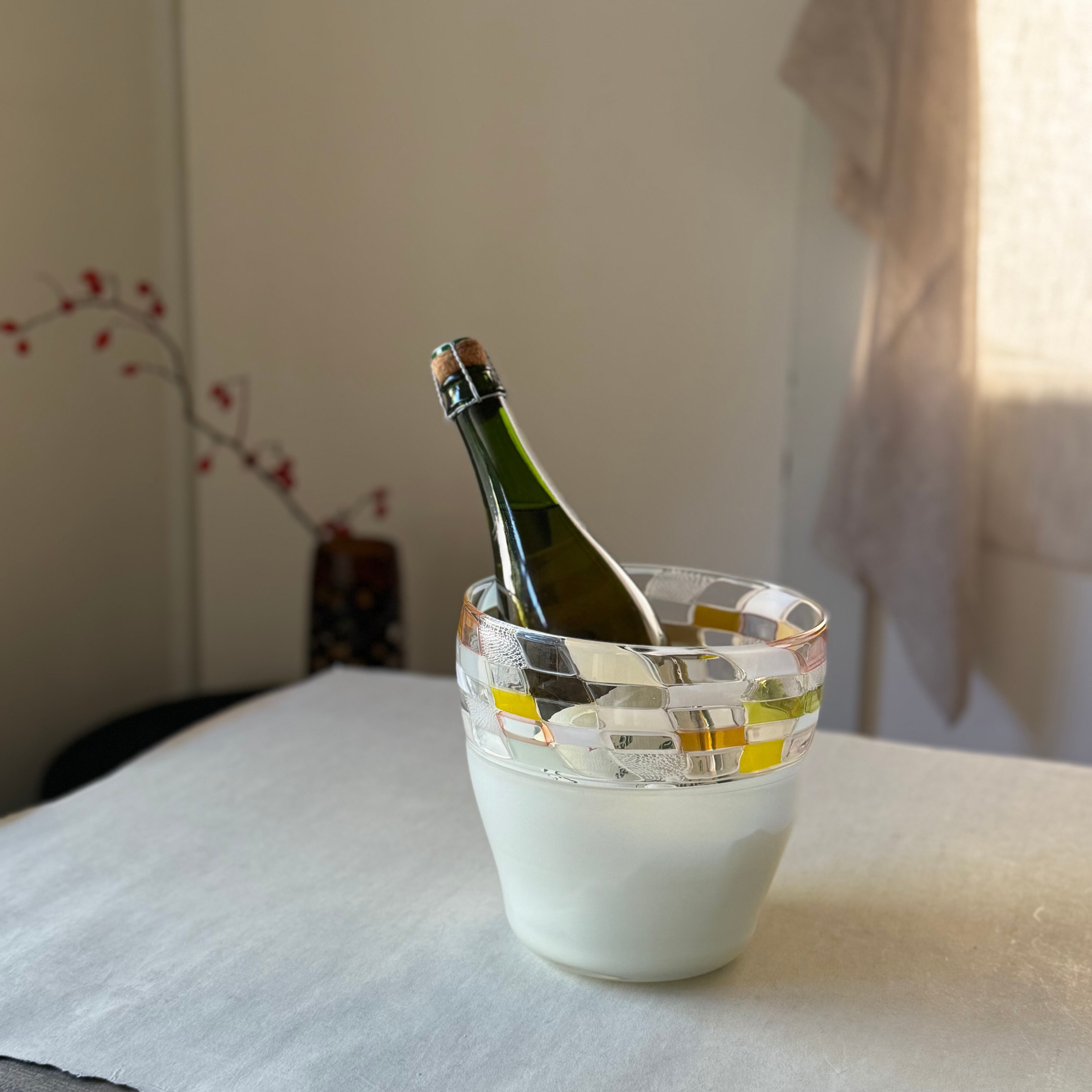みずのみさ モザイク花器