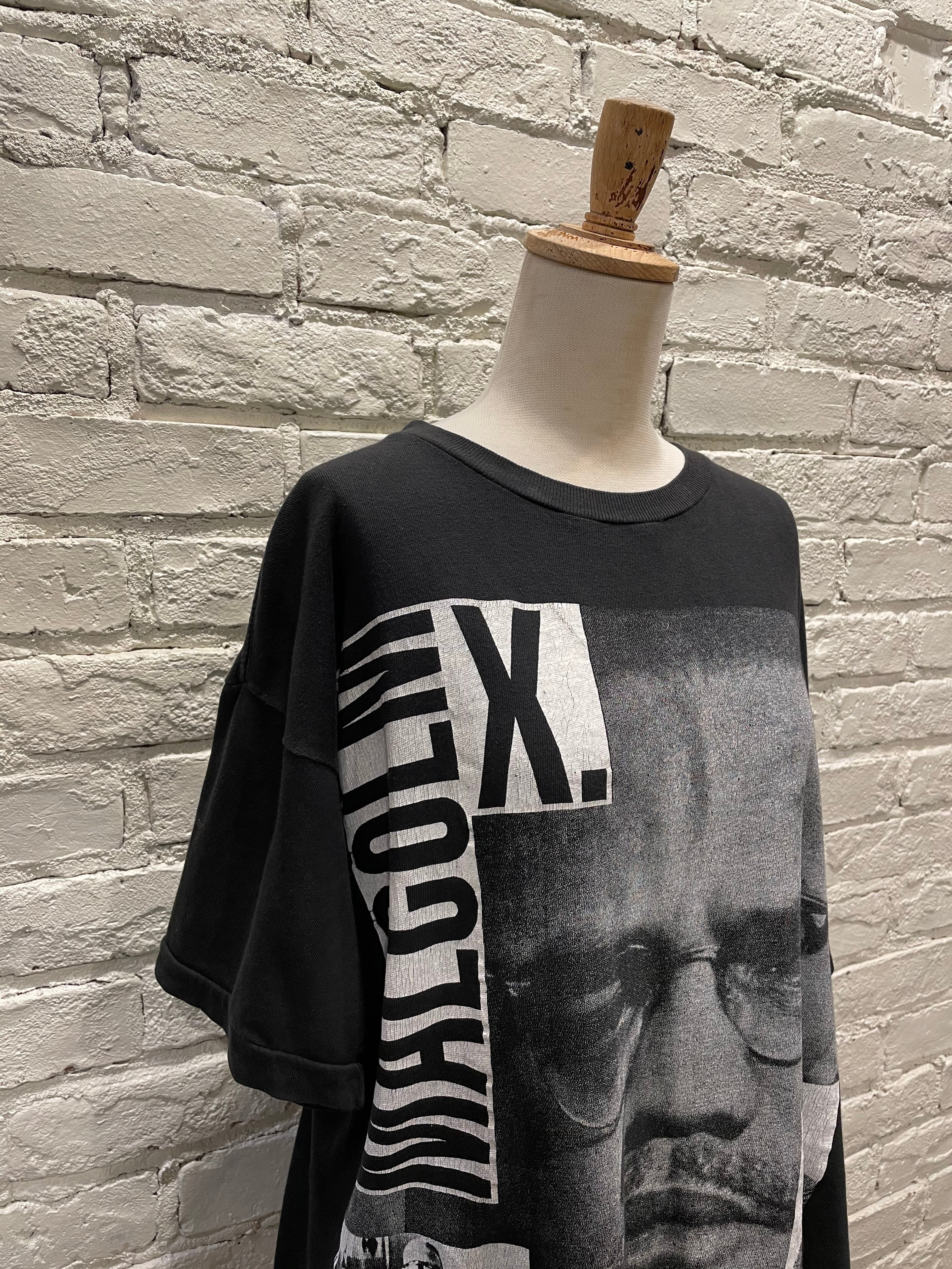 90sヴィンテージ｜1991 Malcom X／マルコムX Tシャツ [M]