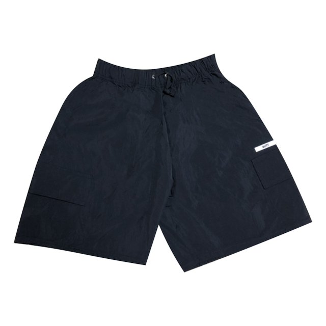 BLITT RUBBER NYLON HALF PANTS　 ブラック