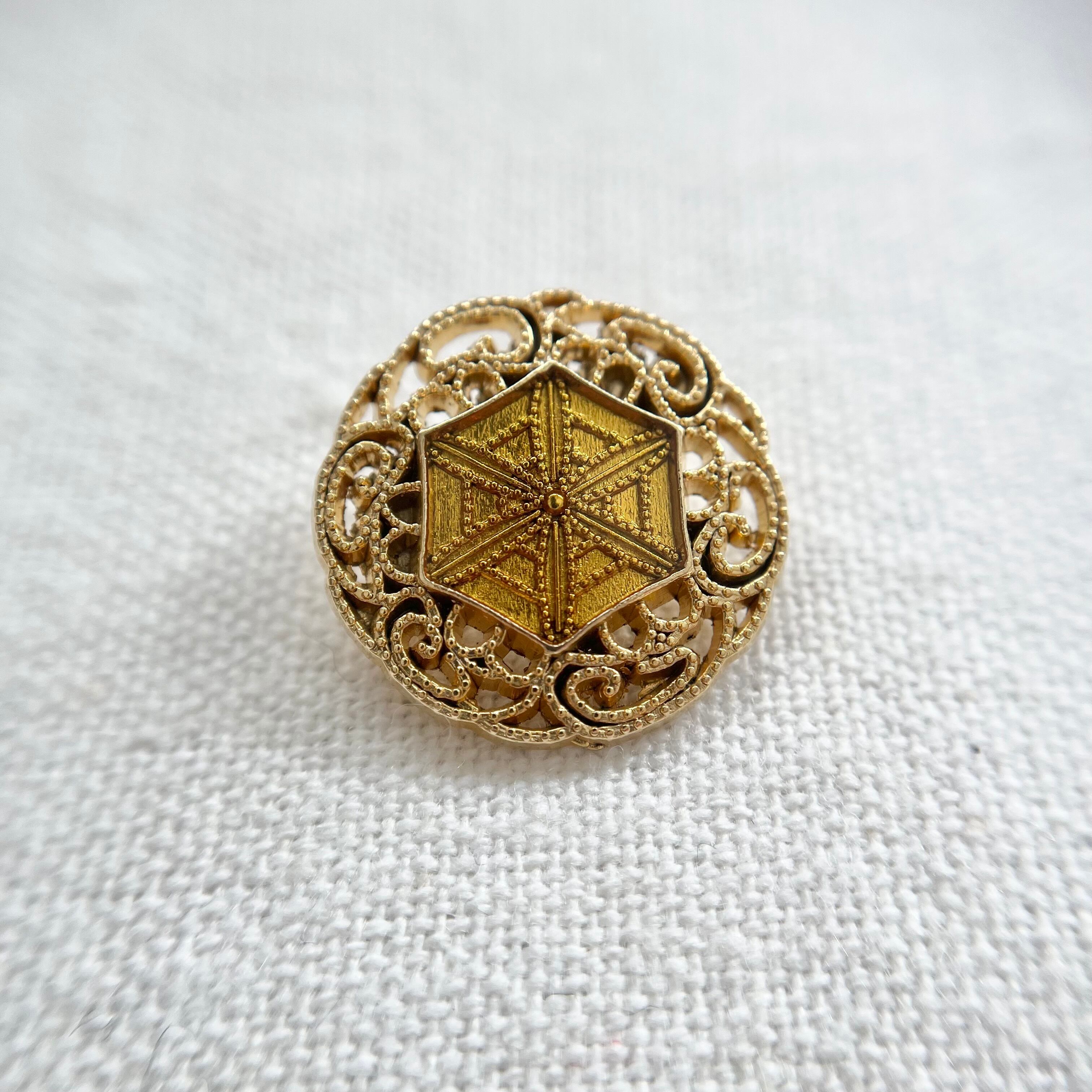 ヘキサゴンイエロー×ゴールド 20㎜