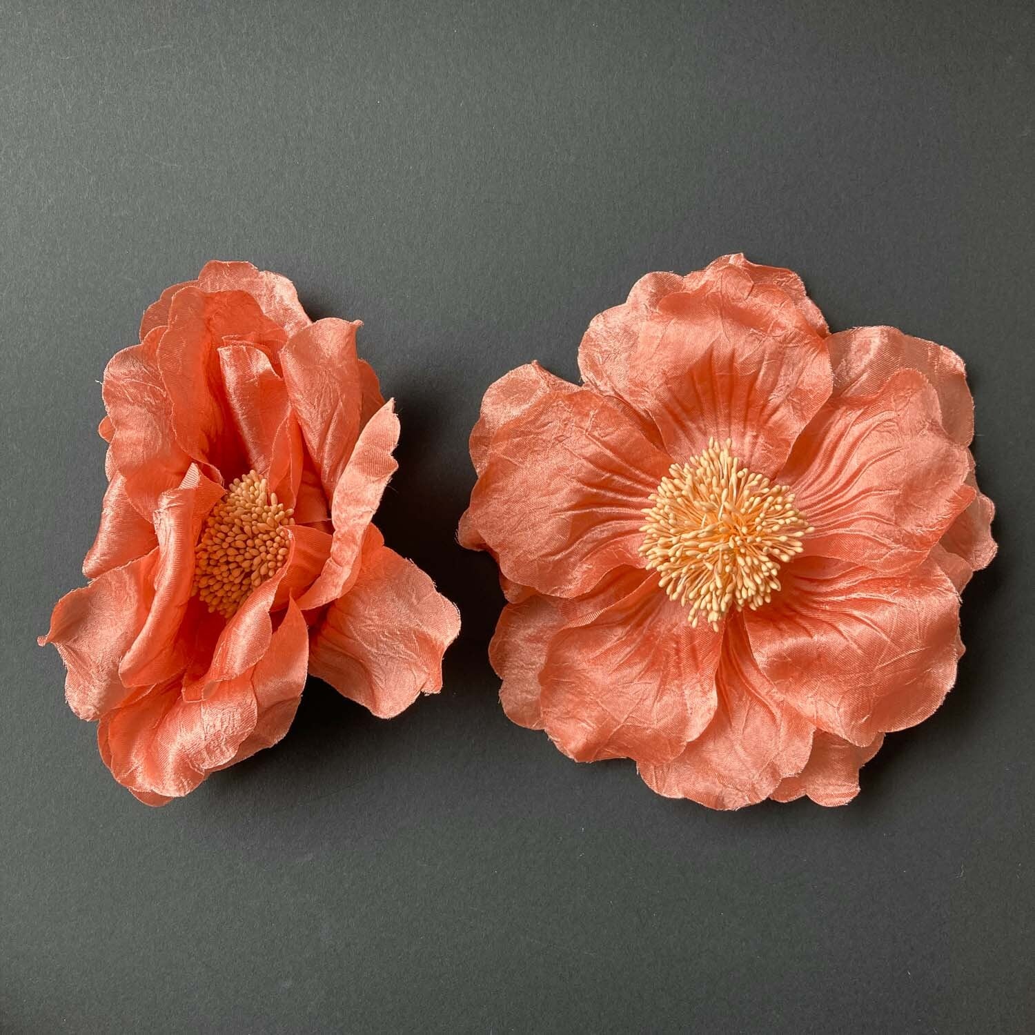 オンライン限定》5枚花びらの大きな布花 | Dua-アクセサリーパーツショップ