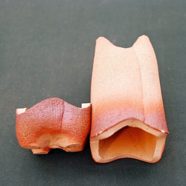 冬柴文廣・香炉・野菊・共箱・No.170421-27・梱包サイズ60