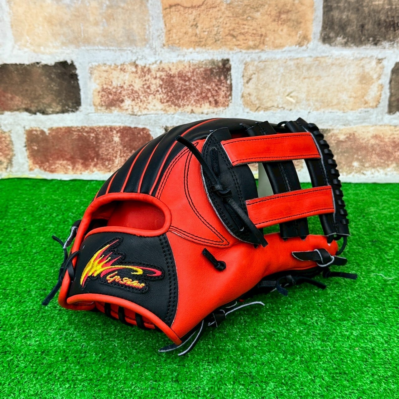 Ip Select アイピーセレクト 硬式グローブ Ip.003-Lc 赤オレンジ