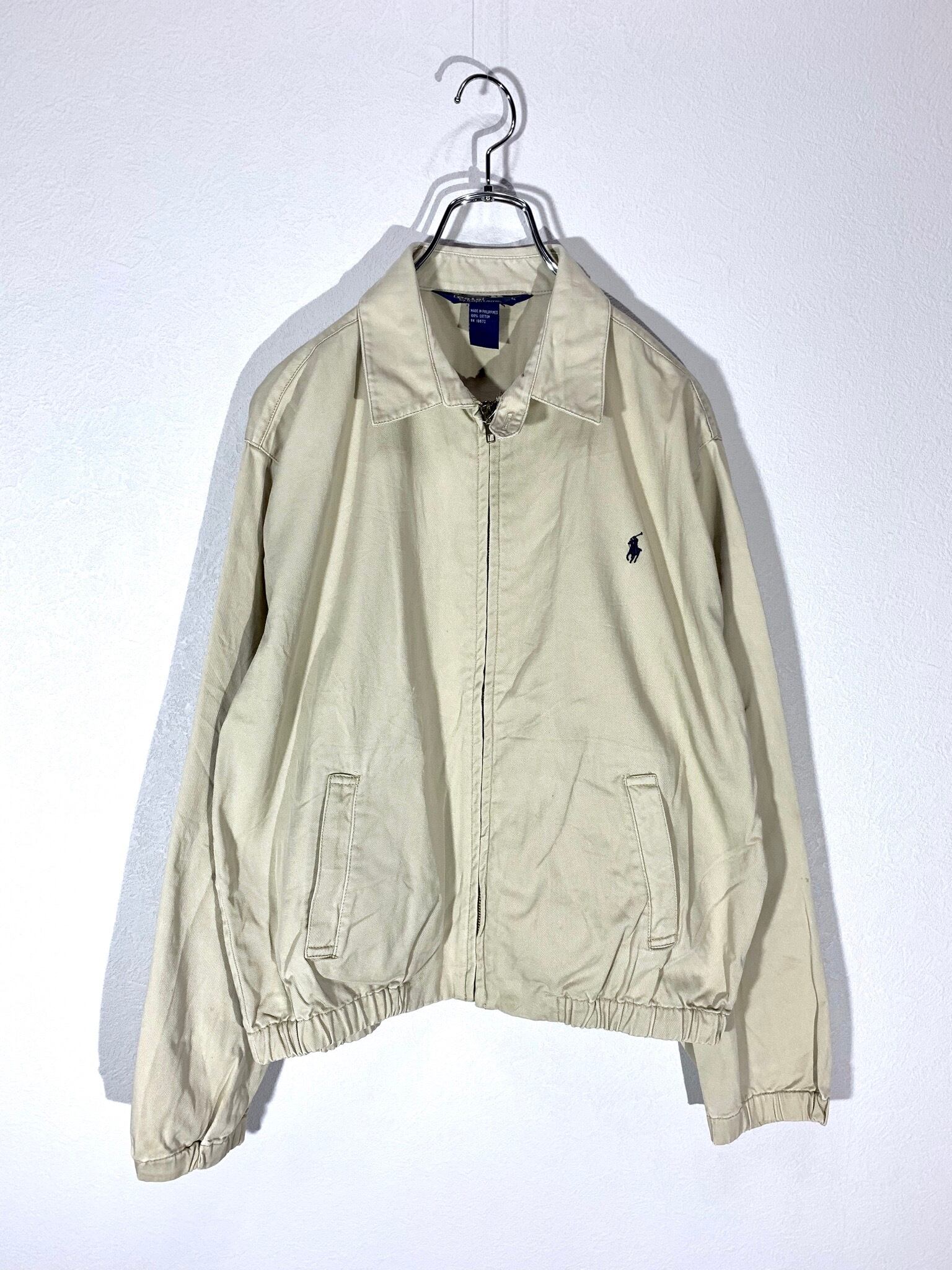 ますので ラルフローレン ワンポイント刺繍ロゴ スウィングトップ