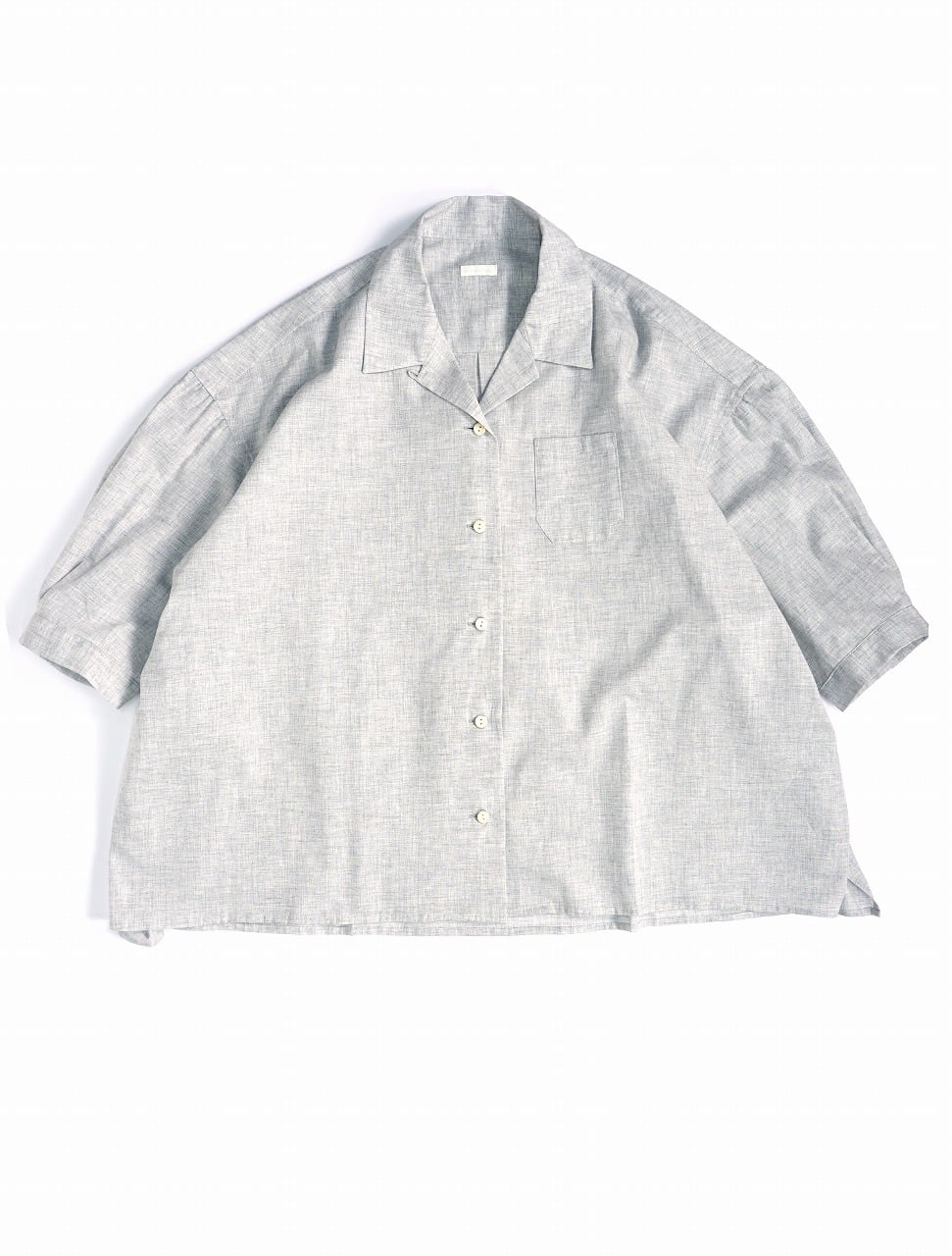 OG Co. Li. Chambray Open Collar Shirt
