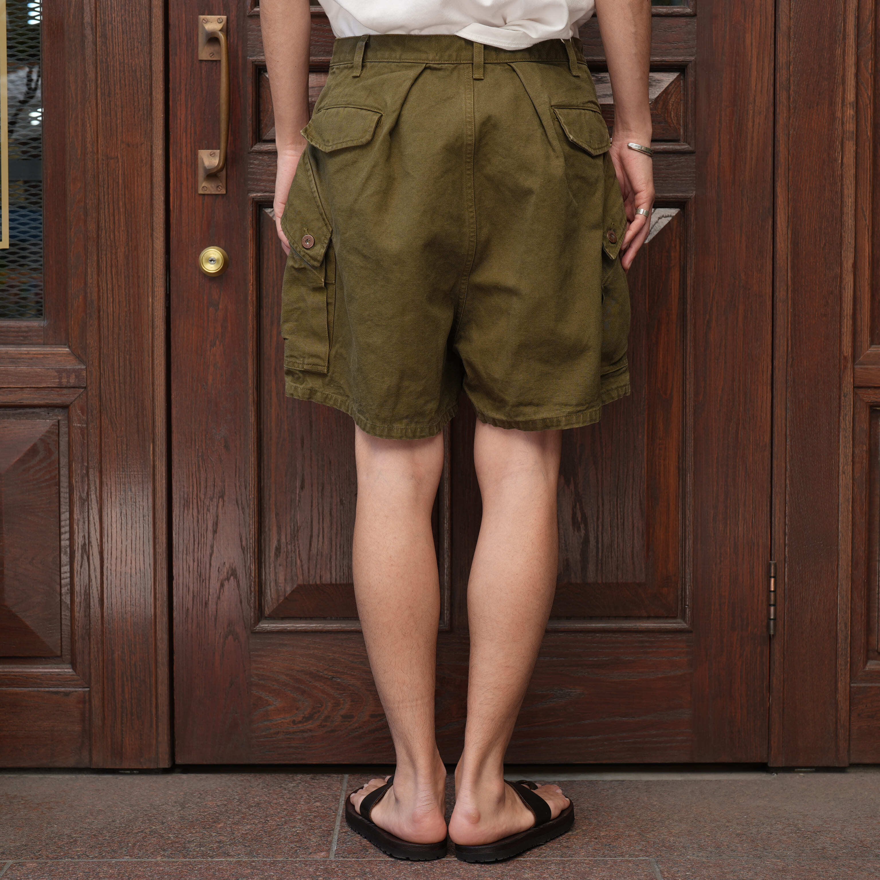 26SS【Gurank】Camo cargo shorts サイズ34 Gurank(グランク) 26SS 