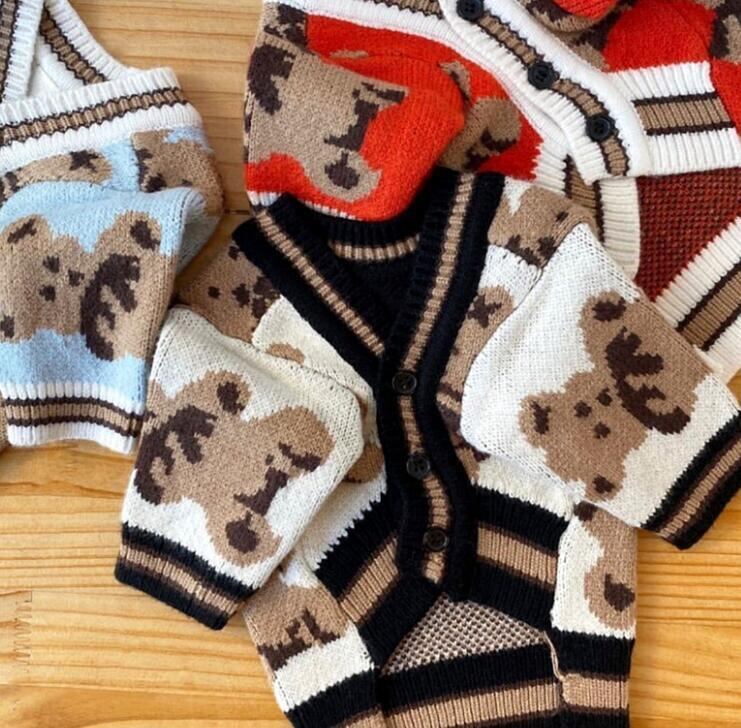 《予約》№1101814 くまさんセーターカーディガン