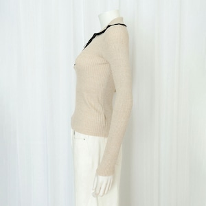 ファスナー付き ニット セーター 長袖 レディース 秋冬 韓国 おしゃれ 大人 カジュアル ハーフジップ リブニット きれいめ トップス インナー 大人可愛い 大人女子