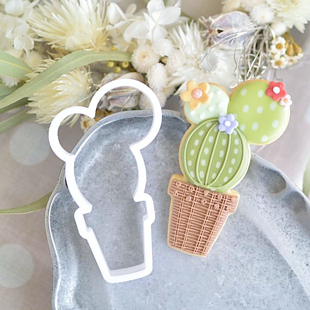 鉢入りサボテン(セット) / cactus (set)【クッキーカッター