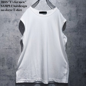 26SS"Y's for men"SAMPLE bat design no sleeve T shirt