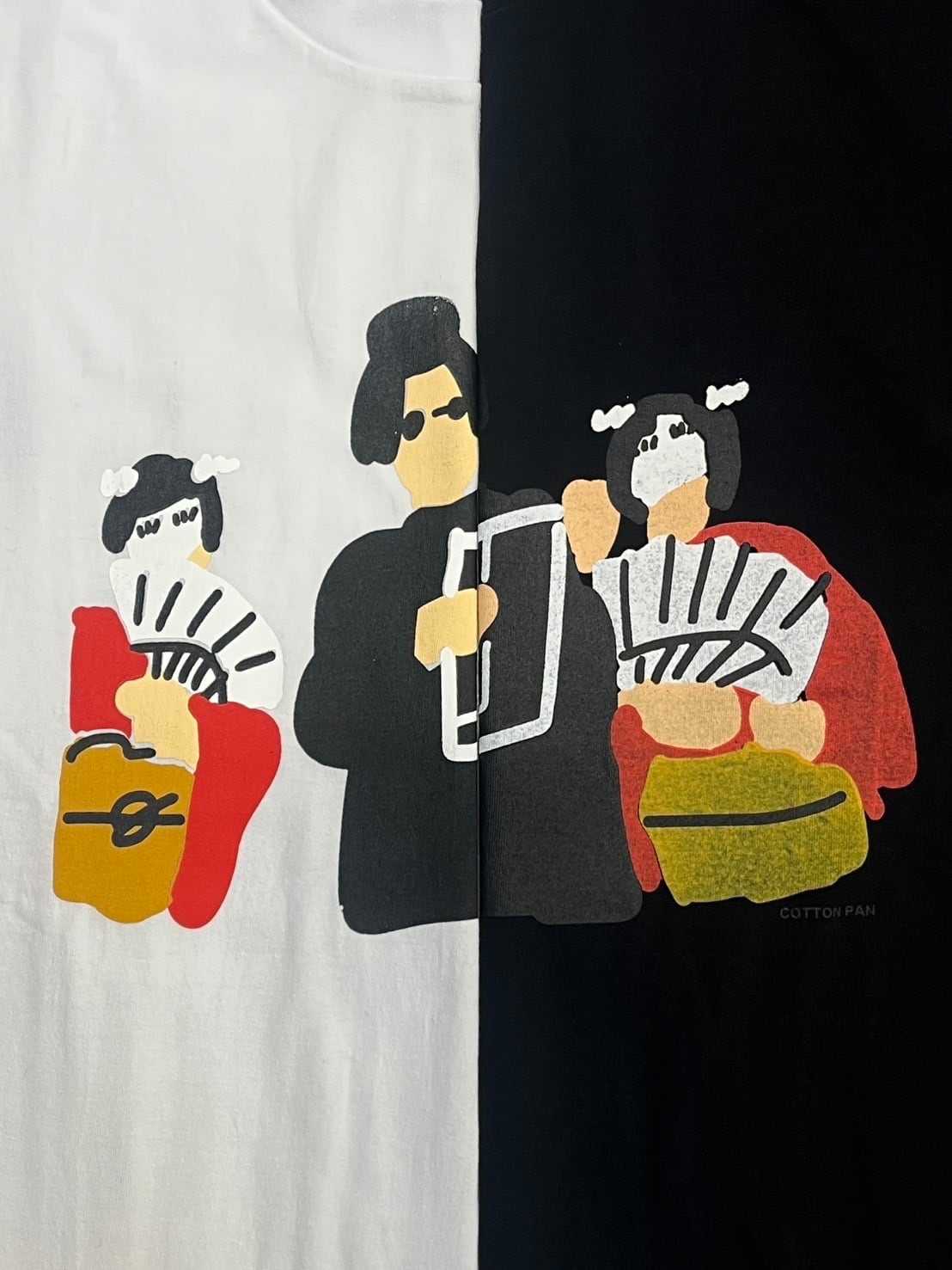 COTTON PAN オレンジと黒ストライプ トレーナー [中古]COTTON PAN 