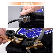 YFFSFDC バッテリーカット2点セットB端子用スイッチ カットオフ 回転式電源 スイッチバッテリー カットターミナル オフスイッチ バッテリー上がり防止 汎用電池 取付簡単