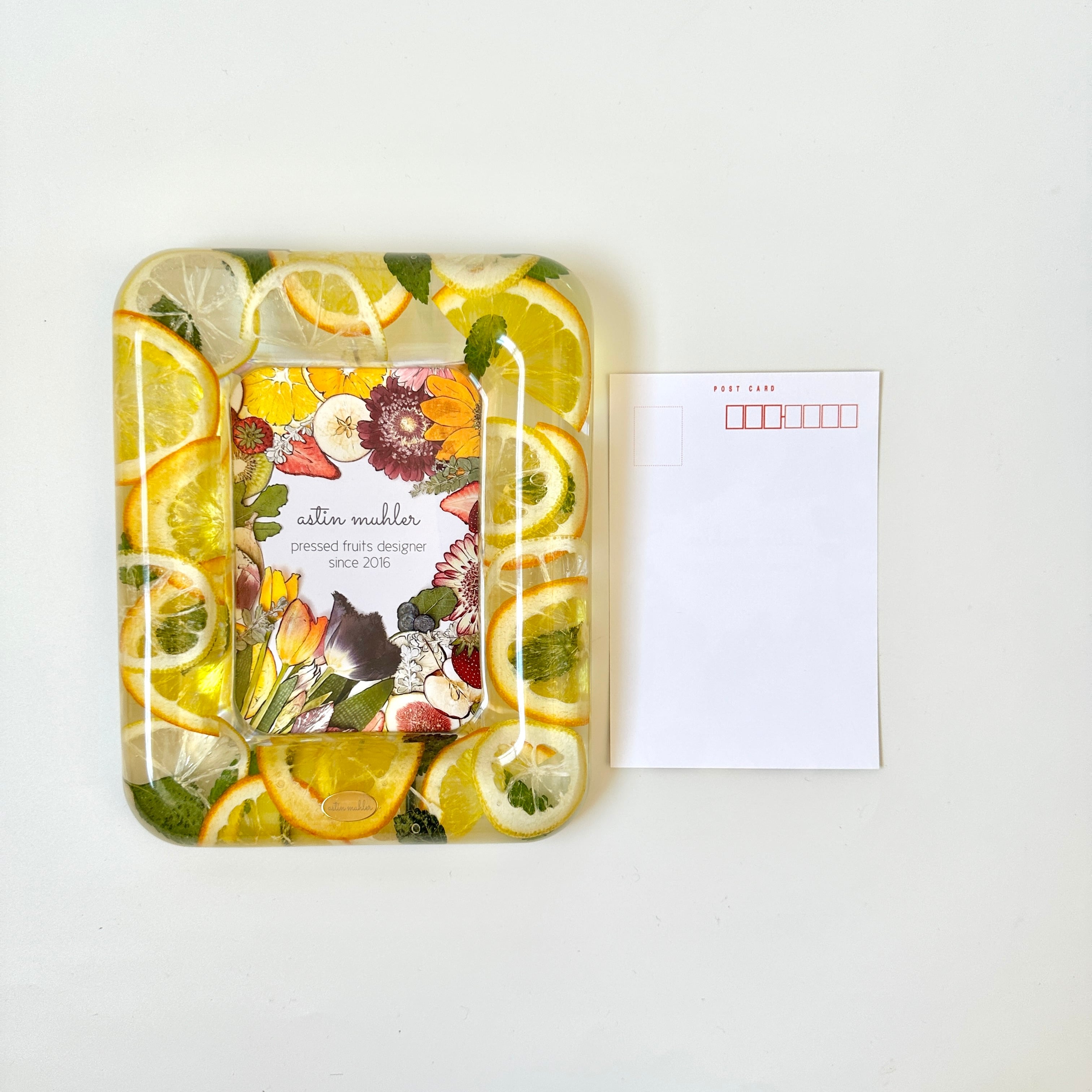シトラスミックスのフォトフレーム | astin muhler | 押し花・押し