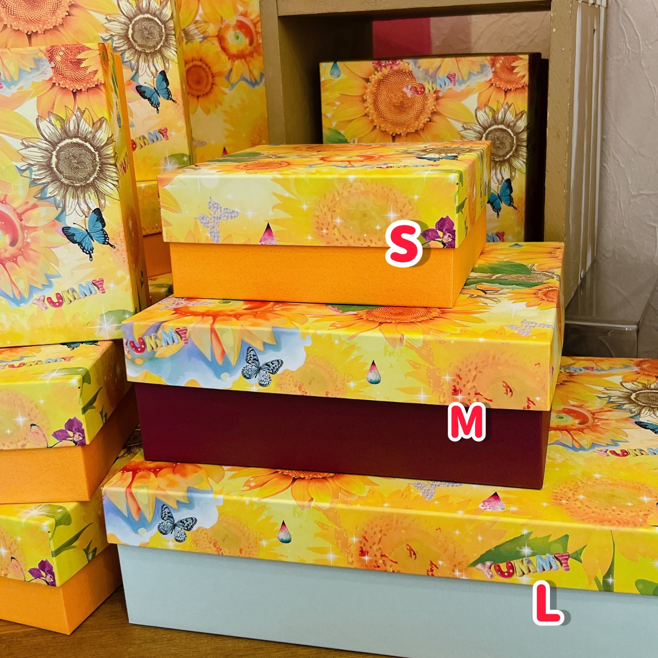 はなさま専用 5箱おまとめ 中身を選んで詰める用 ギフトBOX Lサイズ 21x28cm（紙袋付き）焼き菓子