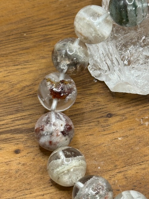 ガーデンクォーツ　虹入り　13.5mm     069・画像5
