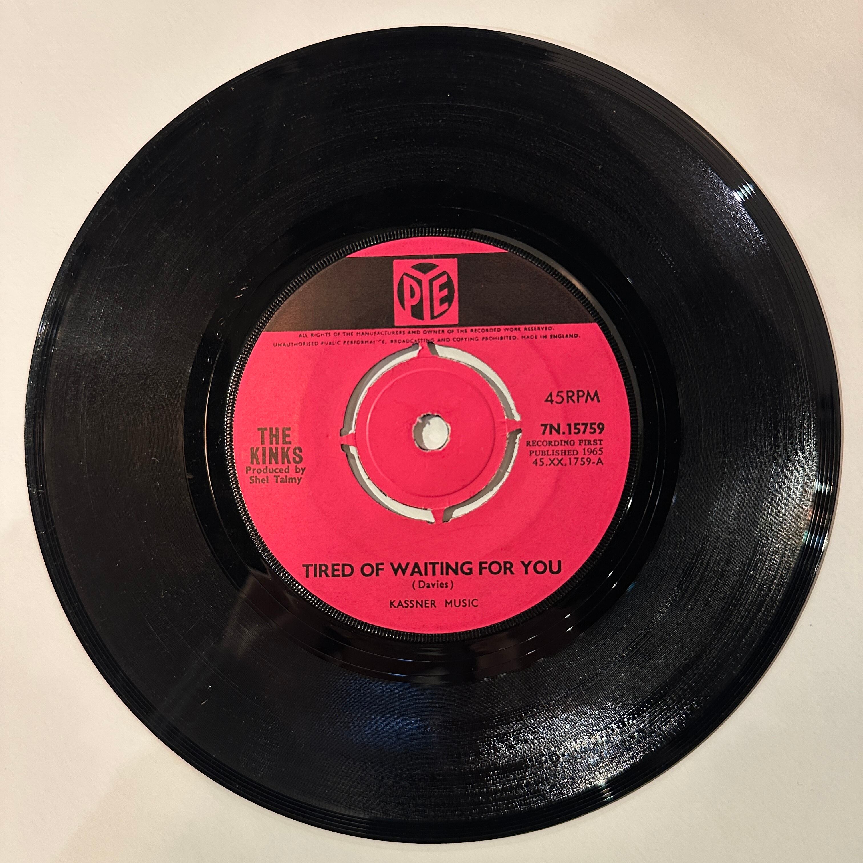 シングル】KINKS/Tired Of Waiting For You / Come On Now | SORC 中古