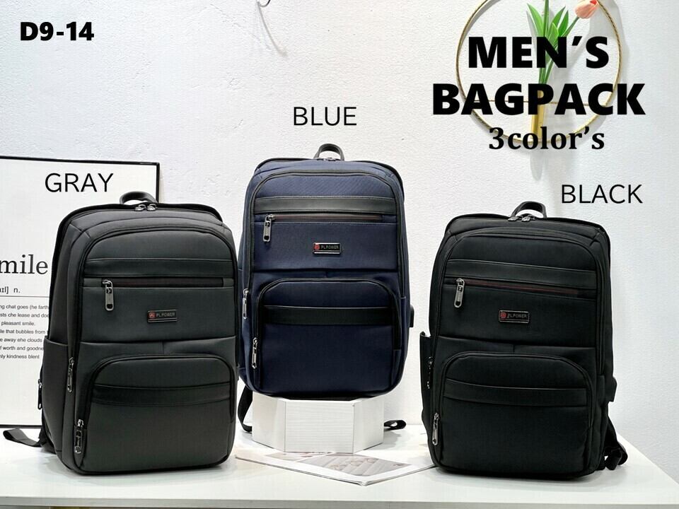 【D9-14】ナイロンバックパック メンズ ビジネス 大容量 リュックサック 通勤 通学