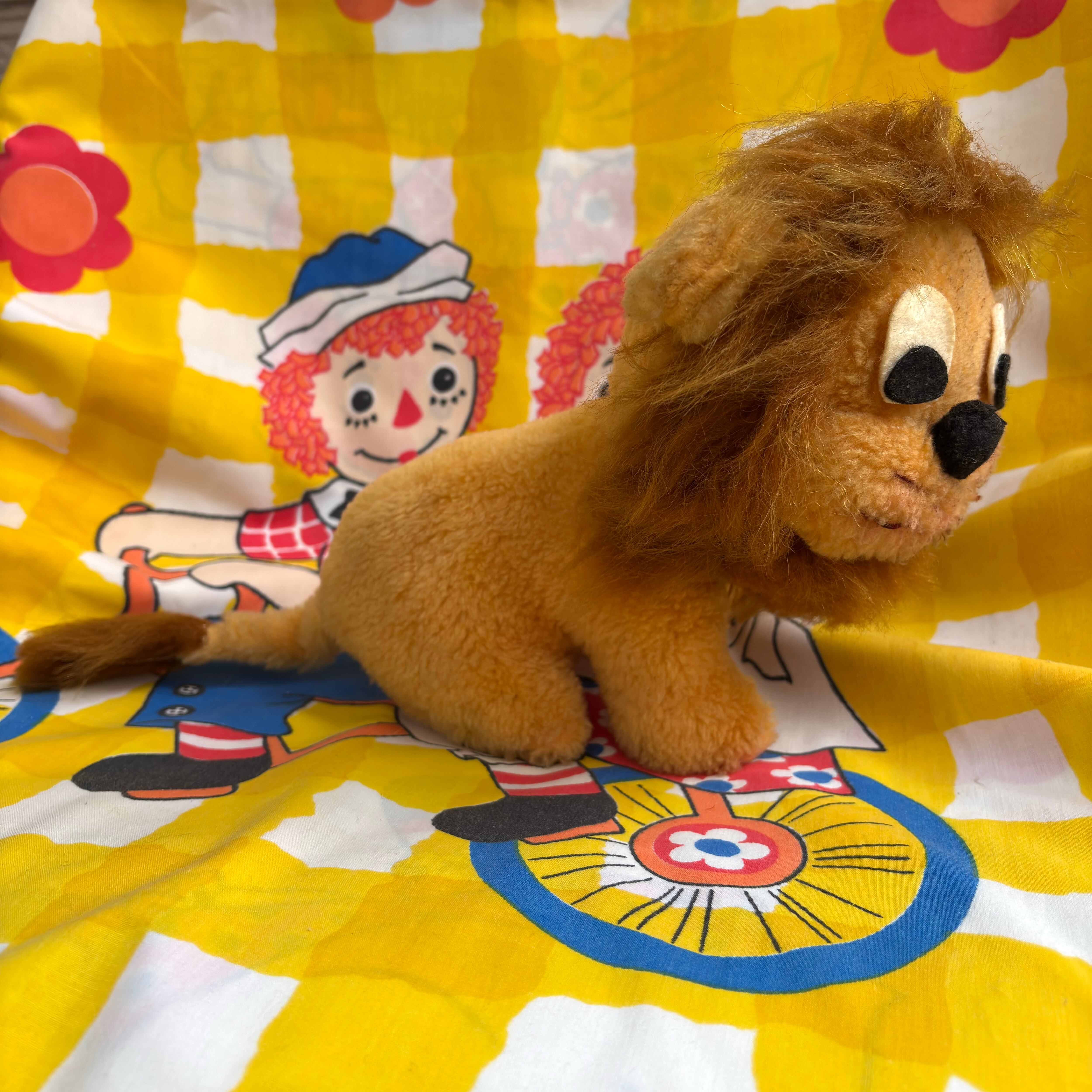 アンティーク雑貨 vintage lion plush toy Vintage stuffed lion | KusuKusuDaisy