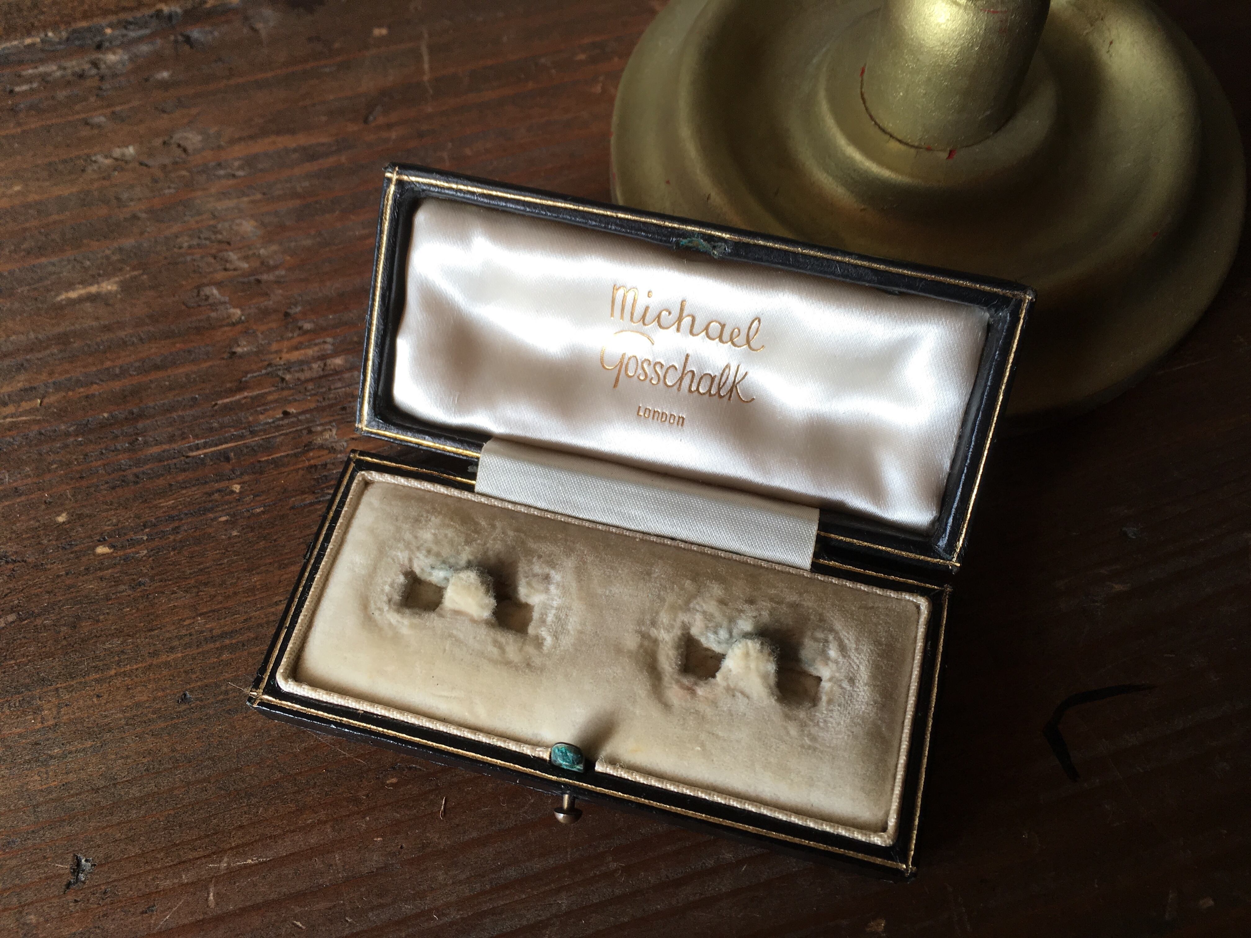 England 英国 ヴィンテージ イヤリング カフス ケース