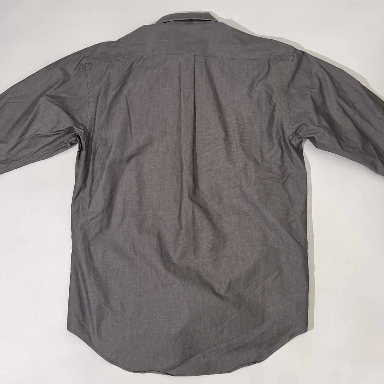 90s TRUSSARDI トラサルディ 長袖シャツ L-84/グレー メンズ ビンテージ