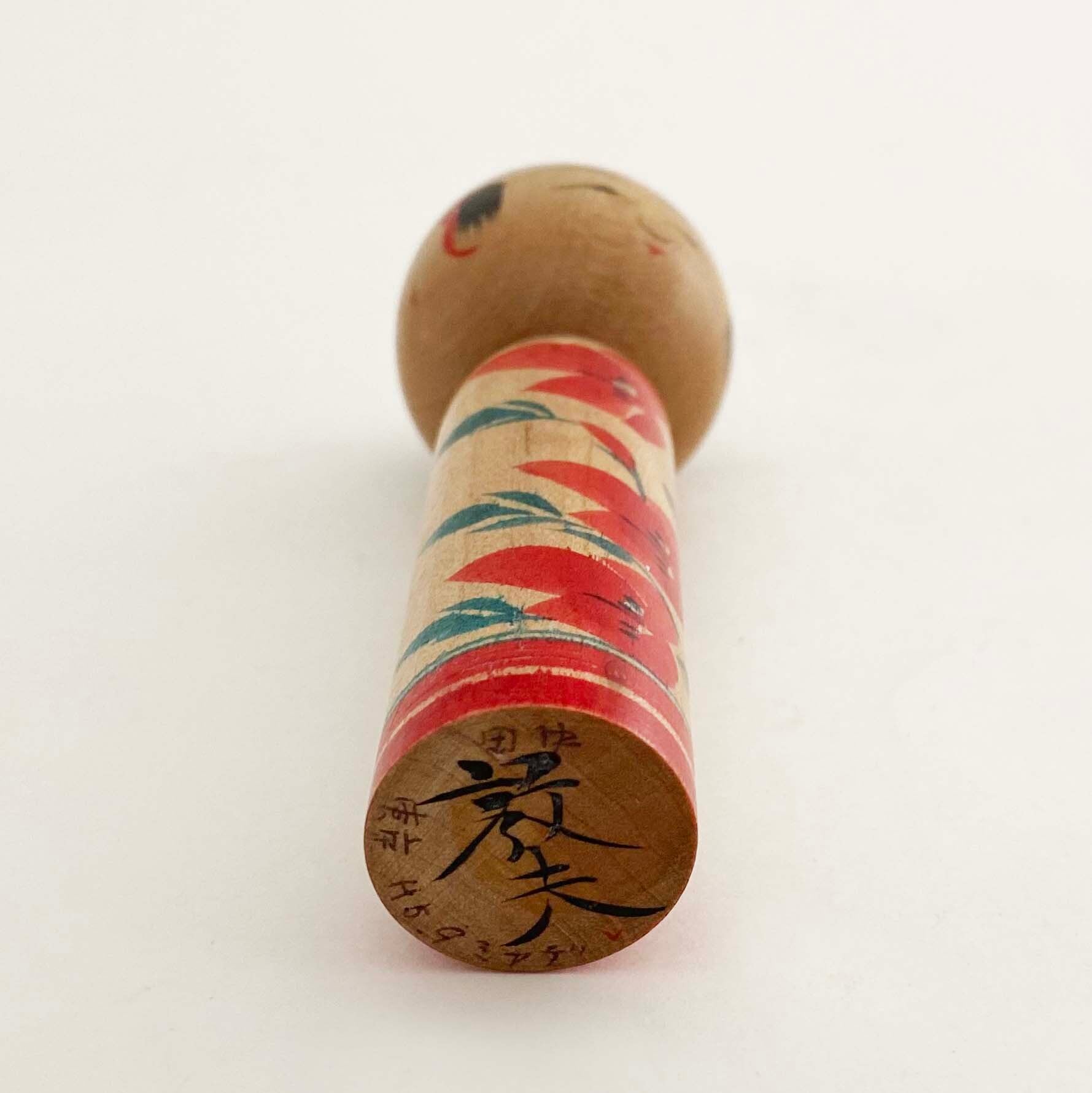 小寸こけし（蔵王高湯系 / 田中敦夫工人）