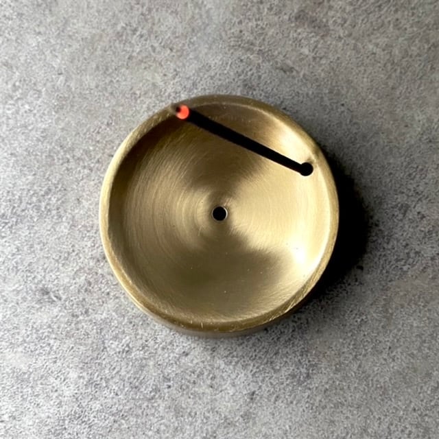 fog ブラス インセンスホルダー 円形 | 瀬尾商店