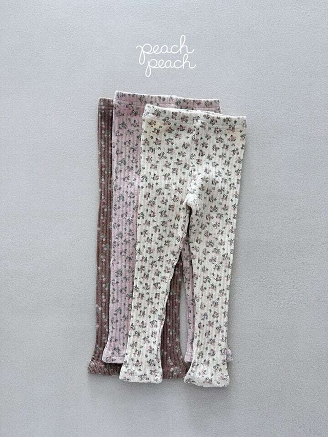 韓国子供服 / 26Autumn / 〖取寄〗peach peach / ブーケレギンス / 女子服 / キッズ服 *XS~XL*