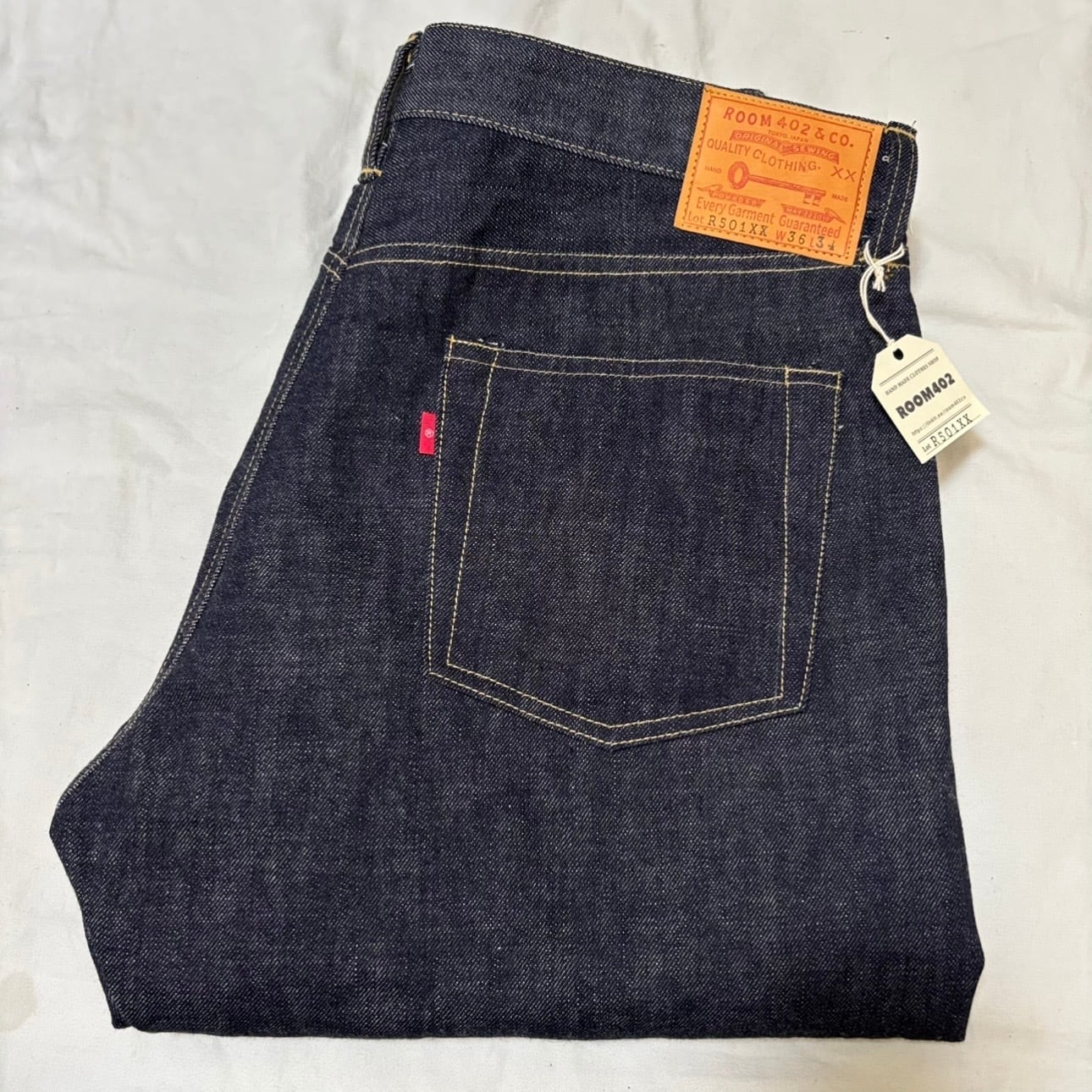ハンドメイド 大戦モデル W36 デニム パンツ ジーパンR501XX WWⅡ