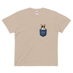 POCKET WIGGLE Tee -Black Tan-　[T0024]