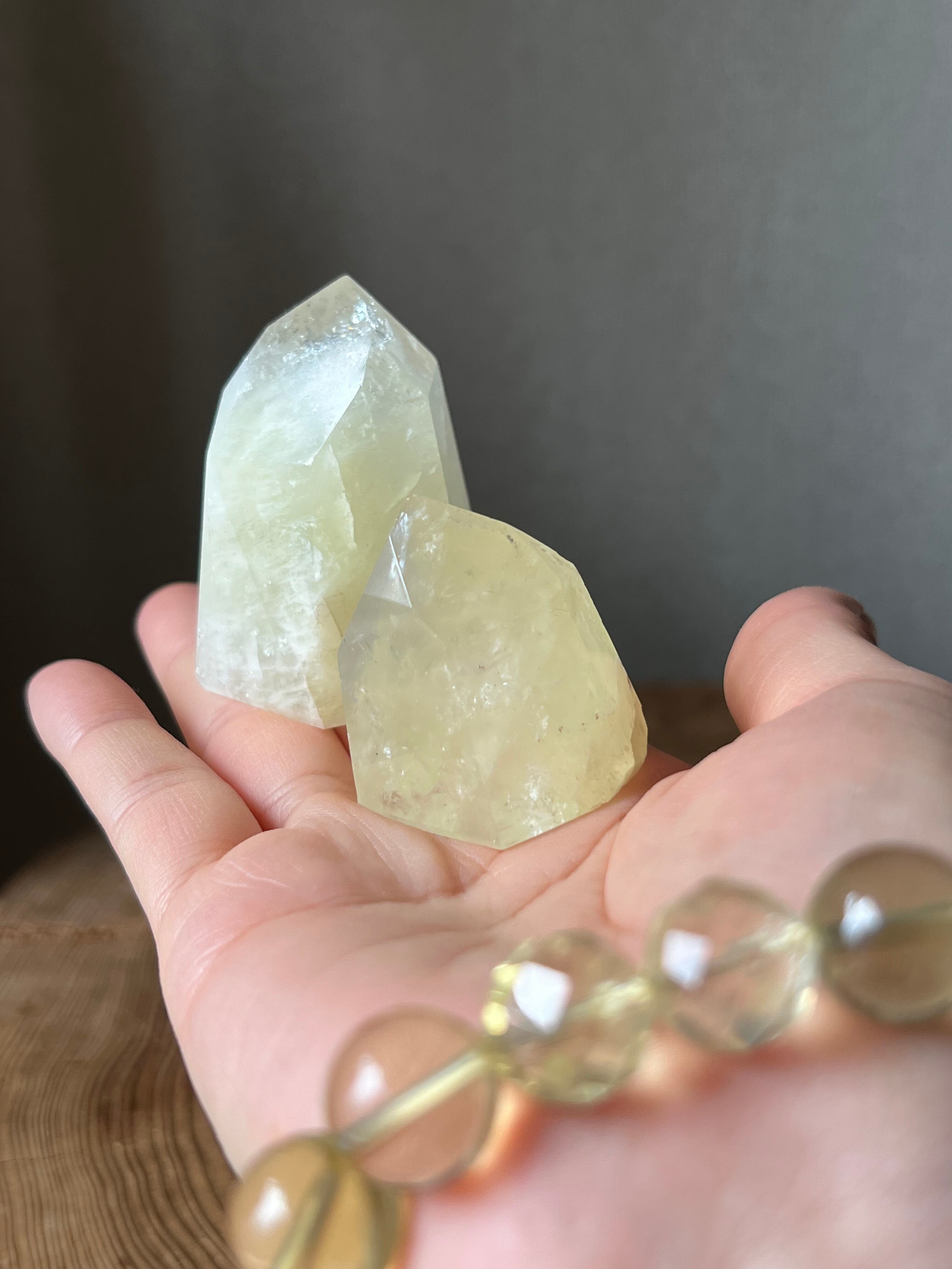 レモンクォーツポイント 大 | amenti crystal