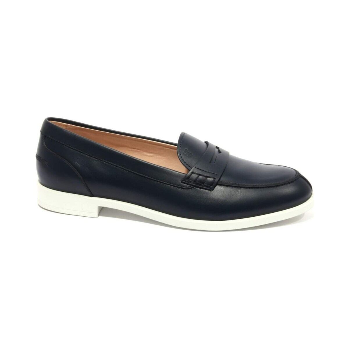 TOD'S トッズ レディース ローファー レザー ネイビー