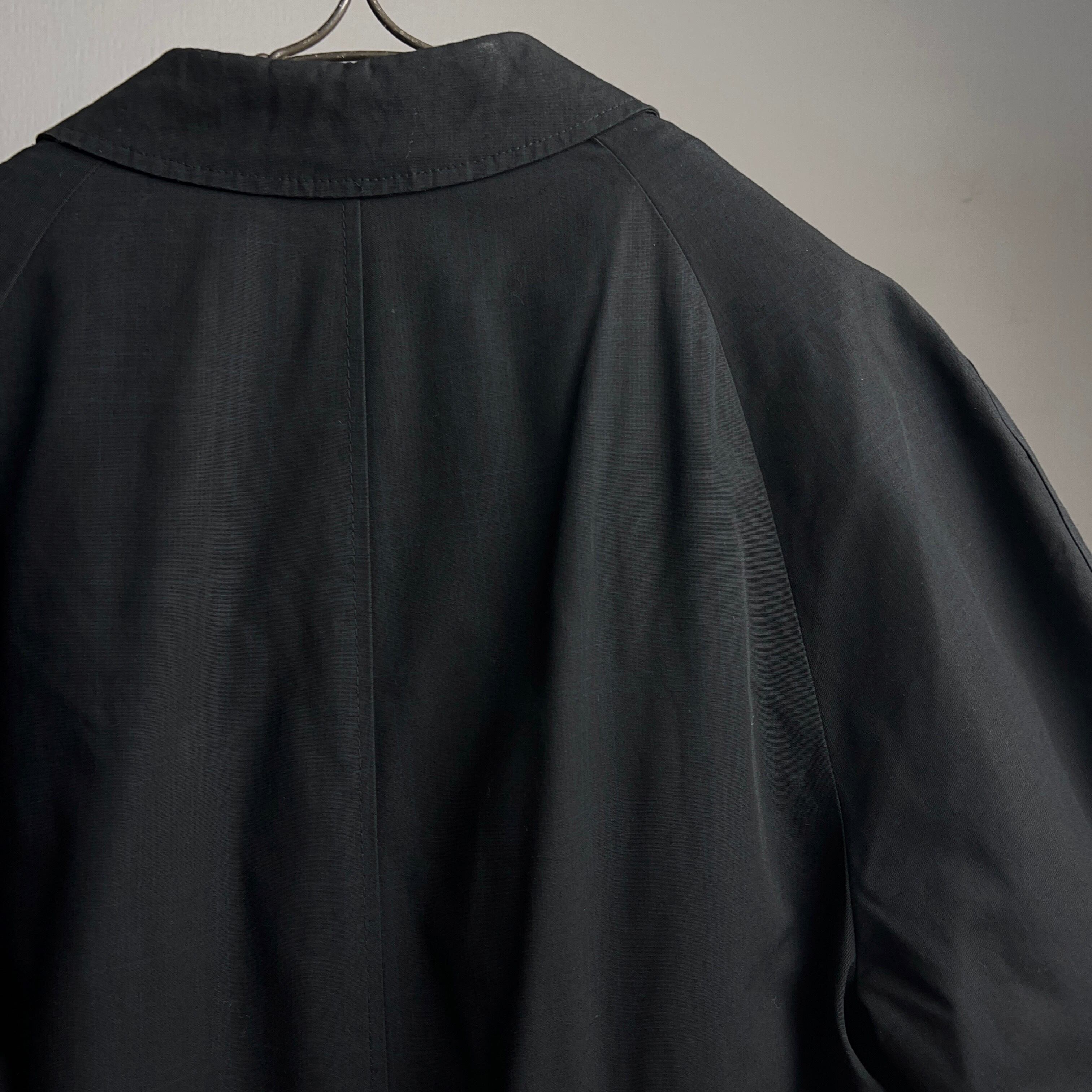 1960's TOWNCRAFT Stain Collar Coat 60年代 タウンクラフト ステンカラーコート トレンチコート チェック柄  チンスト付【0929A05】【送料無料】