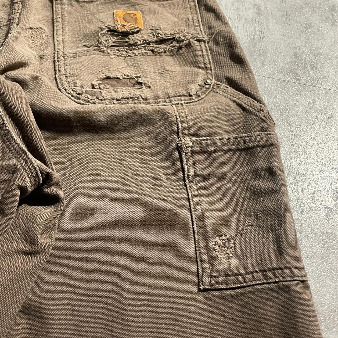 ダークブラウン ダブルニー Carhartt B136 DKB 36×32 | ib2