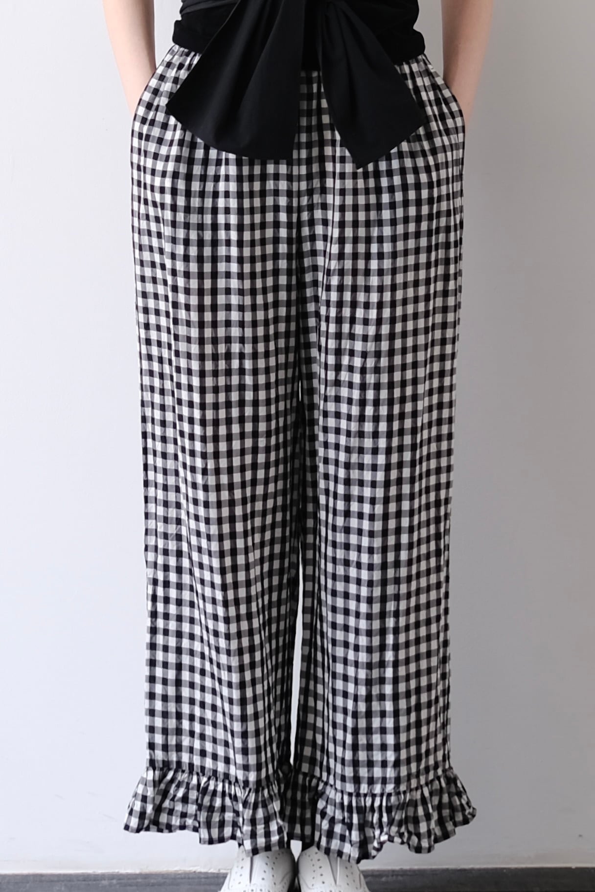 dress.25 frill pants cupro