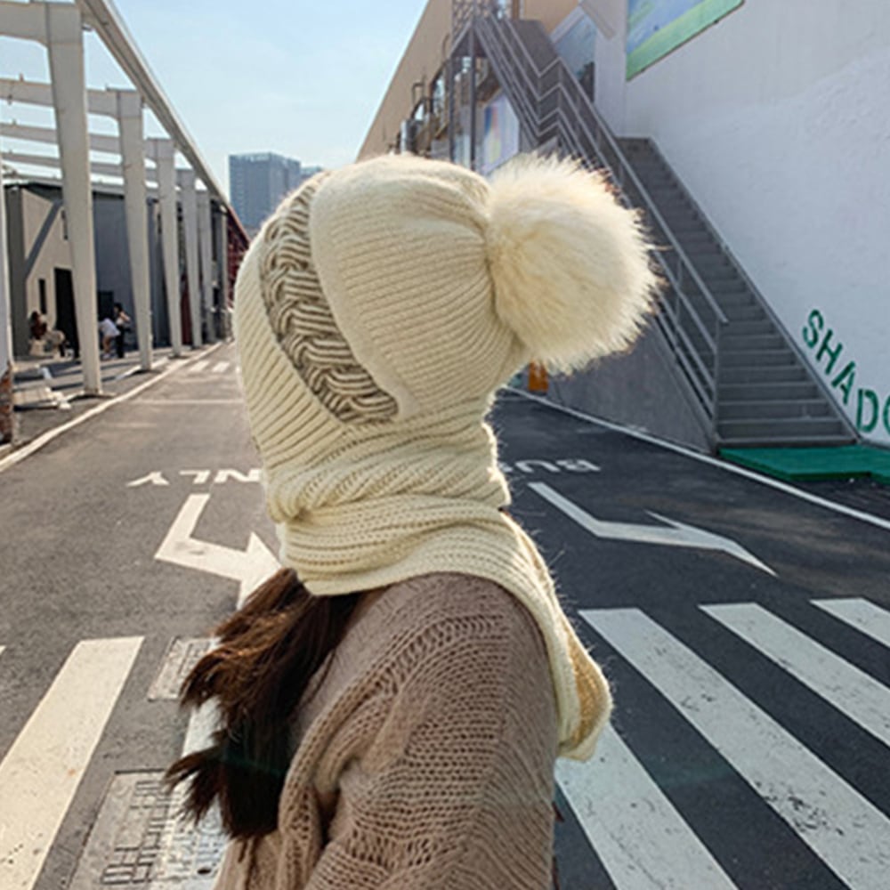 フードウォーマー レディース 防寒 秋冬 かわいい 大人 きれいめ おしゃれ カジュアル ニット帽 マフラー スキー アウトドア 大人可愛い 大人女子