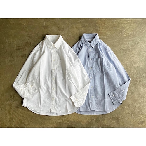 再入荷 Manual Alphabet (マニュアルアルファベット) Supima OX BD Shirt Bulging Fit