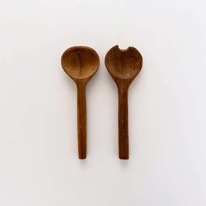 サラダサーバー ウッドスプーン S / Serving Spoons Small