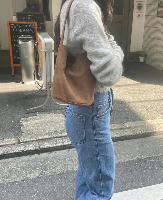 (予約) TOUST / Suede bag 1color