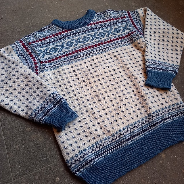 ノルウェー製 DALE ノルディック セーター used [112048]