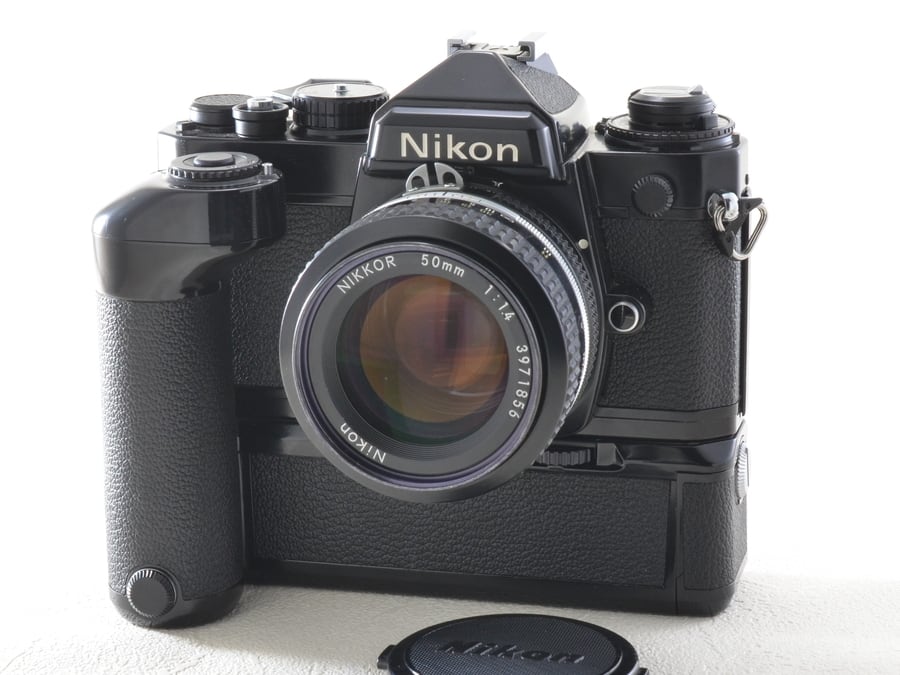 Nikon FE ブラック MD-12付 / Ai Nikkor 50mm F1.4 整備済 ニコン