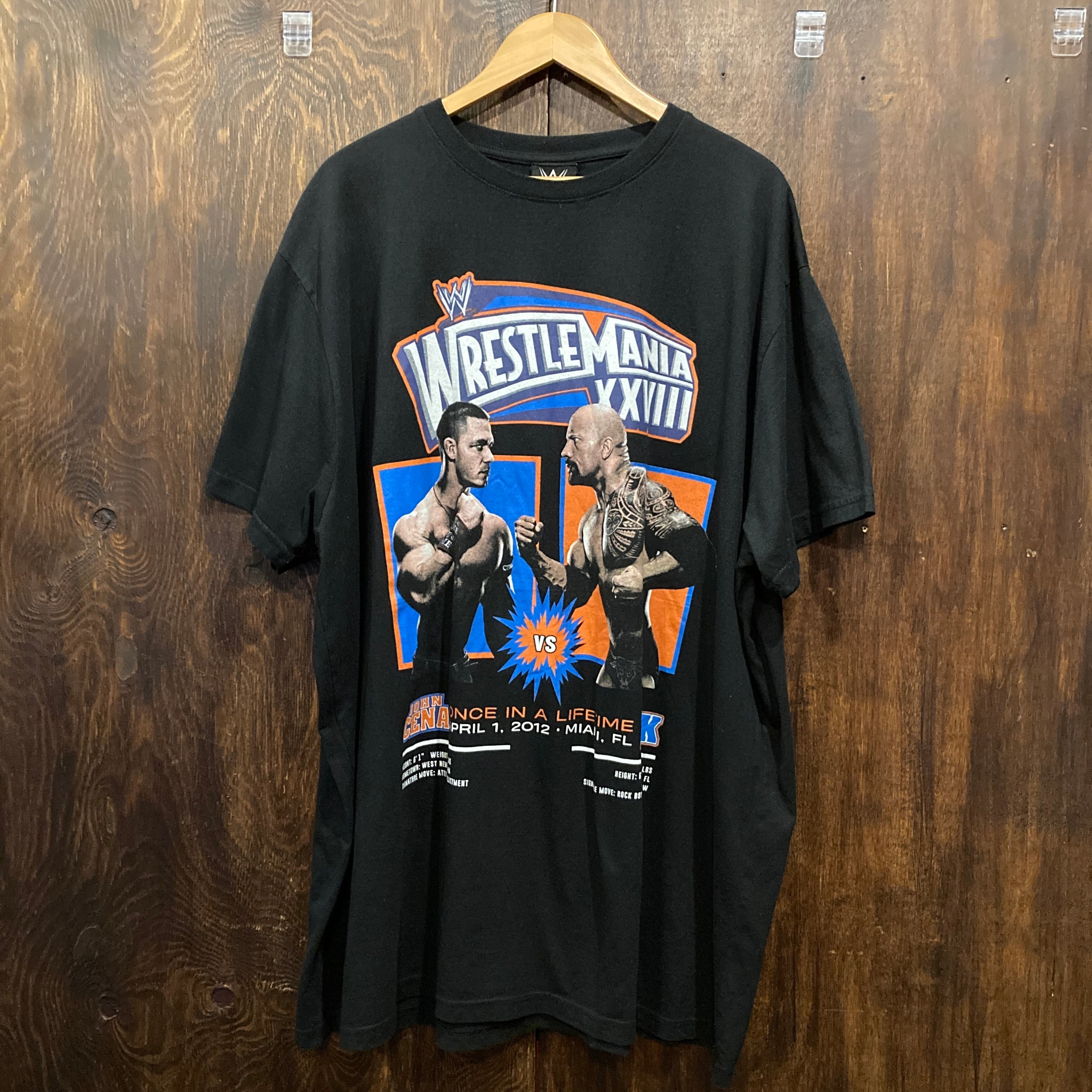 WWE Wrestlemania XXVIII 2012年 Tシャツ 3XL レッスルマニア28
