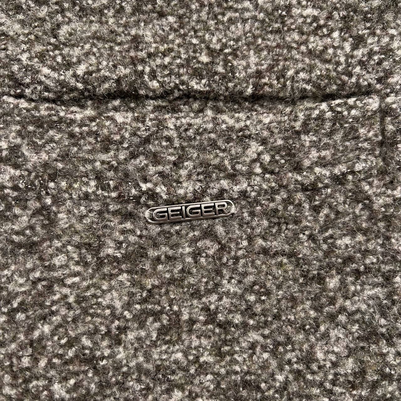 90s オーストラリア製 GEIGER ガイガー モールウール コート ジャケット サイズ 50 /チロリアン/ビンテージ/グレー系